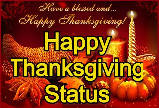 Happy Thanksgiving Status