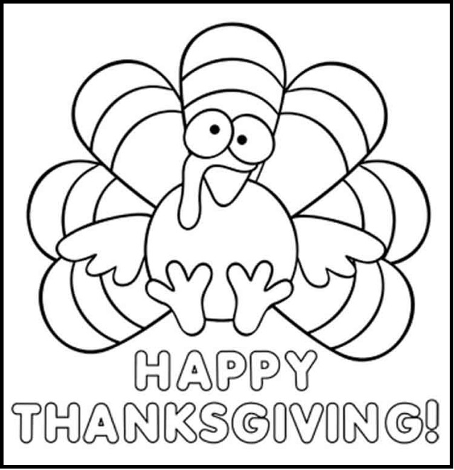 Free Printable Thanksgiving Coloring Pages